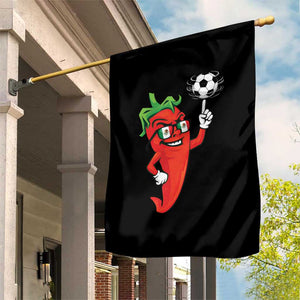 Cool Chili Pepper Soccer Player Garden Flag Mexican Spicy Food Lover TS12 Print Your Wear