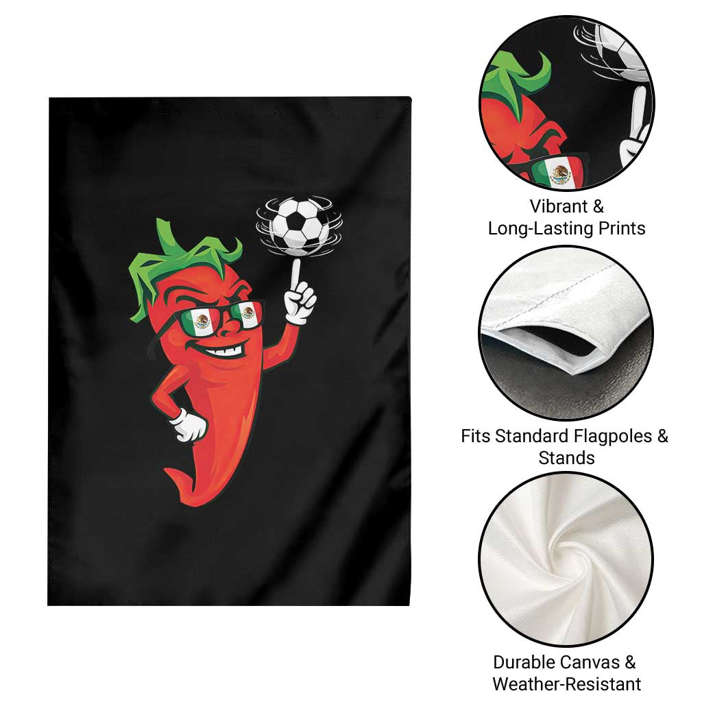 Cool Chili Pepper Soccer Player Garden Flag Mexican Spicy Food Lover TS12 Print Your Wear