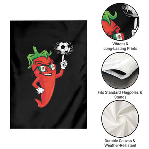 Cool Chili Pepper Soccer Player Garden Flag Mexican Spicy Food Lover TS12 Print Your Wear