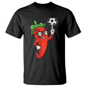 Cool Chili Pepper Soccer Player T Shirt Mexican Spicy Food Lover TS12 Black Print Your Wear