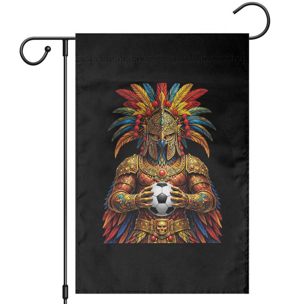 Legendary Tribal Soccer Warrior Garden Flag Football Lover TS12 Black Print Your Wear