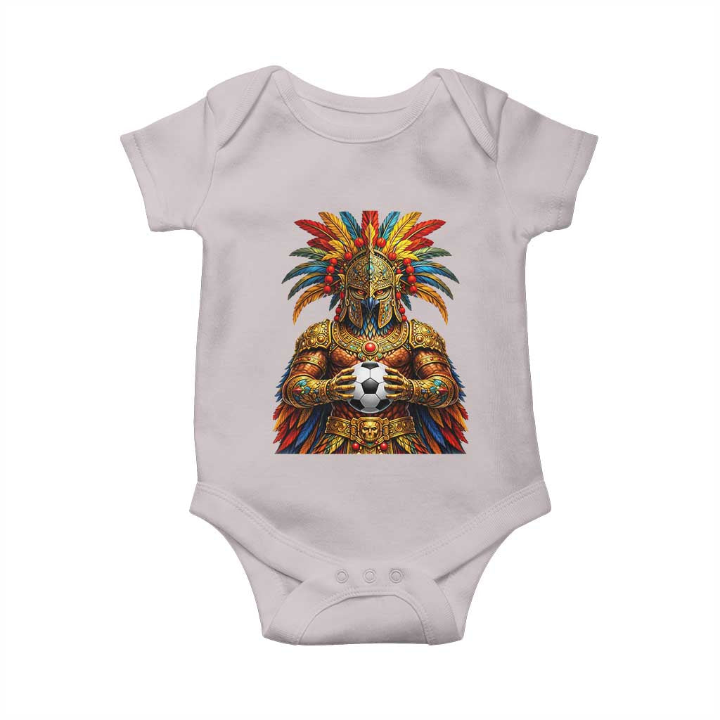 Legendary Tribal Soccer Warrior Baby Onesie Football Lover TS12 Ice Gray Print Your Wear