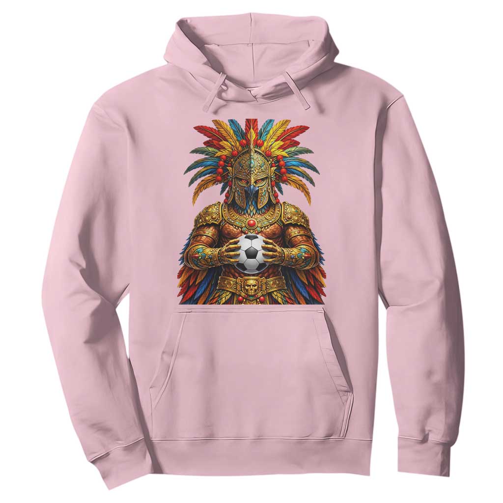 Legendary Tribal Soccer Warrior Hoodie Football Lover TS12 Light Pink Print Your Wear