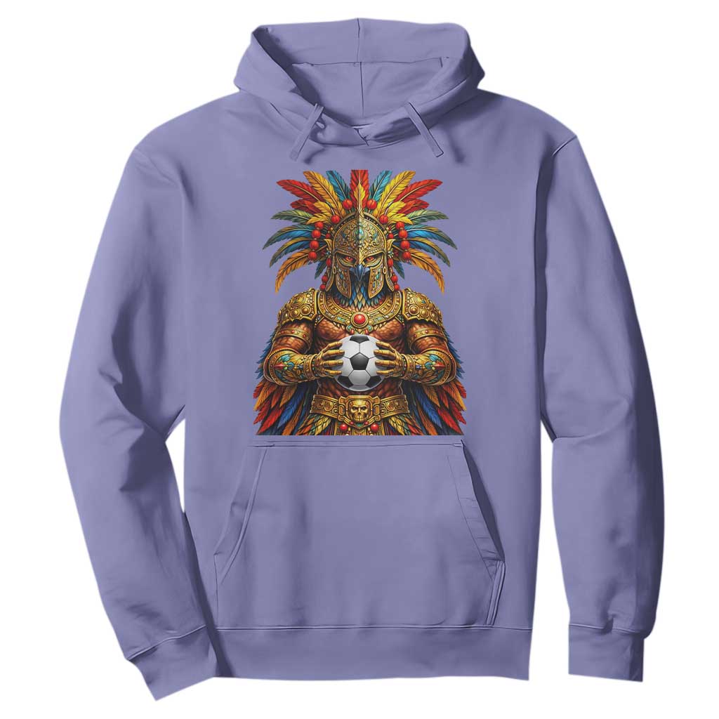 Legendary Tribal Soccer Warrior Hoodie Football Lover TS12 Violet Print Your Wear