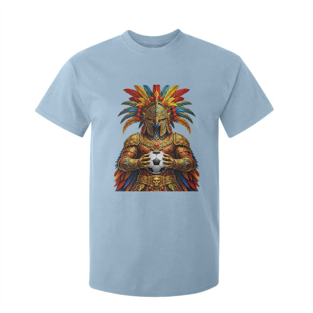 Legendary Tribal Soccer Warrior T Shirt For Kid Football Lover TS12 Light Blue Print Your Wear