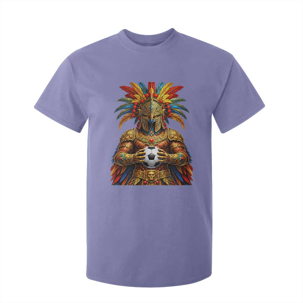 Legendary Tribal Soccer Warrior T Shirt For Kid Football Lover TS12 Violet Print Your Wear