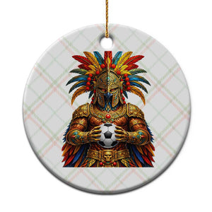 Legendary Tribal Soccer Warrior Ceramic Ornament Football Lover TS12 1pc Christmas Plaid Print Your Wear