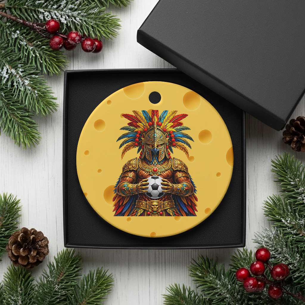 Legendary Tribal Soccer Warrior Ceramic Ornament Football Lover TS12 1pc Yellow Cheese Print Your Wear