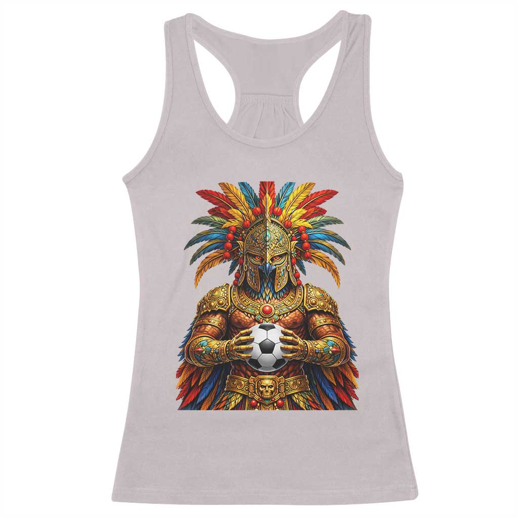 Legendary Tribal Soccer Warrior Racerback Tank Top Football Lover TS12 Ice Gray Print Your Wear