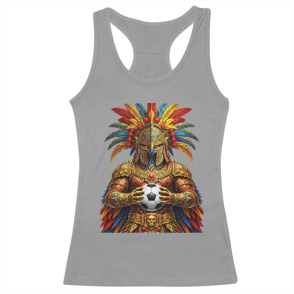 Legendary Tribal Soccer Warrior Racerback Tank Top Football Lover TS12 Sport Gray Print Your Wear