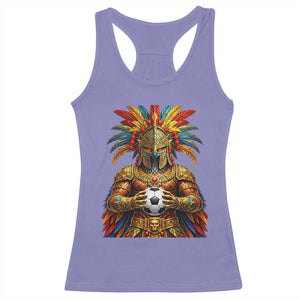 Legendary Tribal Soccer Warrior Racerback Tank Top Football Lover TS12 Violet Print Your Wear