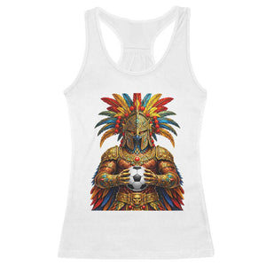 Legendary Tribal Soccer Warrior Racerback Tank Top Football Lover TS12 White Print Your Wear