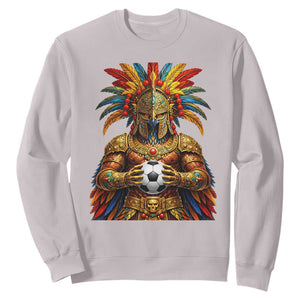 Legendary Tribal Soccer Warrior Sweatshirt Football Lover TS12 Ice Gray Print Your Wear