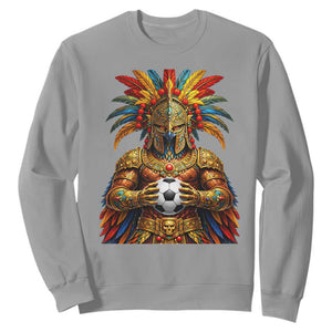 Legendary Tribal Soccer Warrior Sweatshirt Football Lover TS12 Sport Gray Print Your Wear