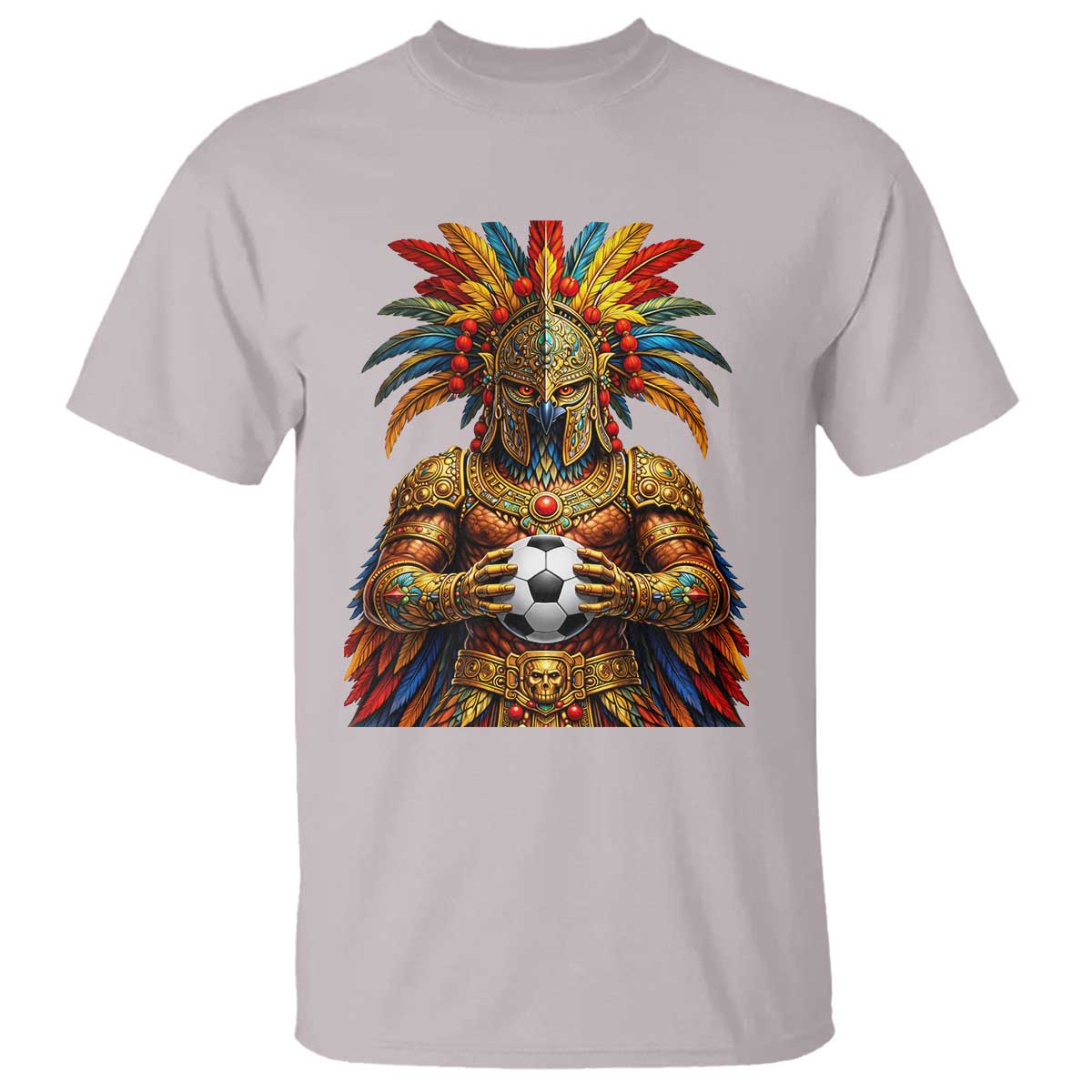 Legendary Tribal Soccer Warrior T Shirt Football Lover TS12 Ice Gray Print Your Wear