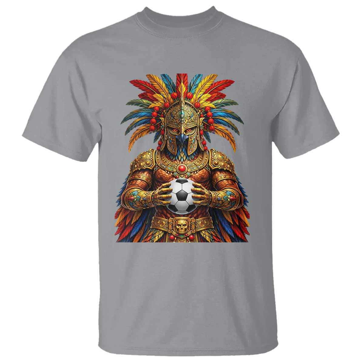 Legendary Tribal Soccer Warrior T Shirt Football Lover TS12 Sport Gray Print Your Wear