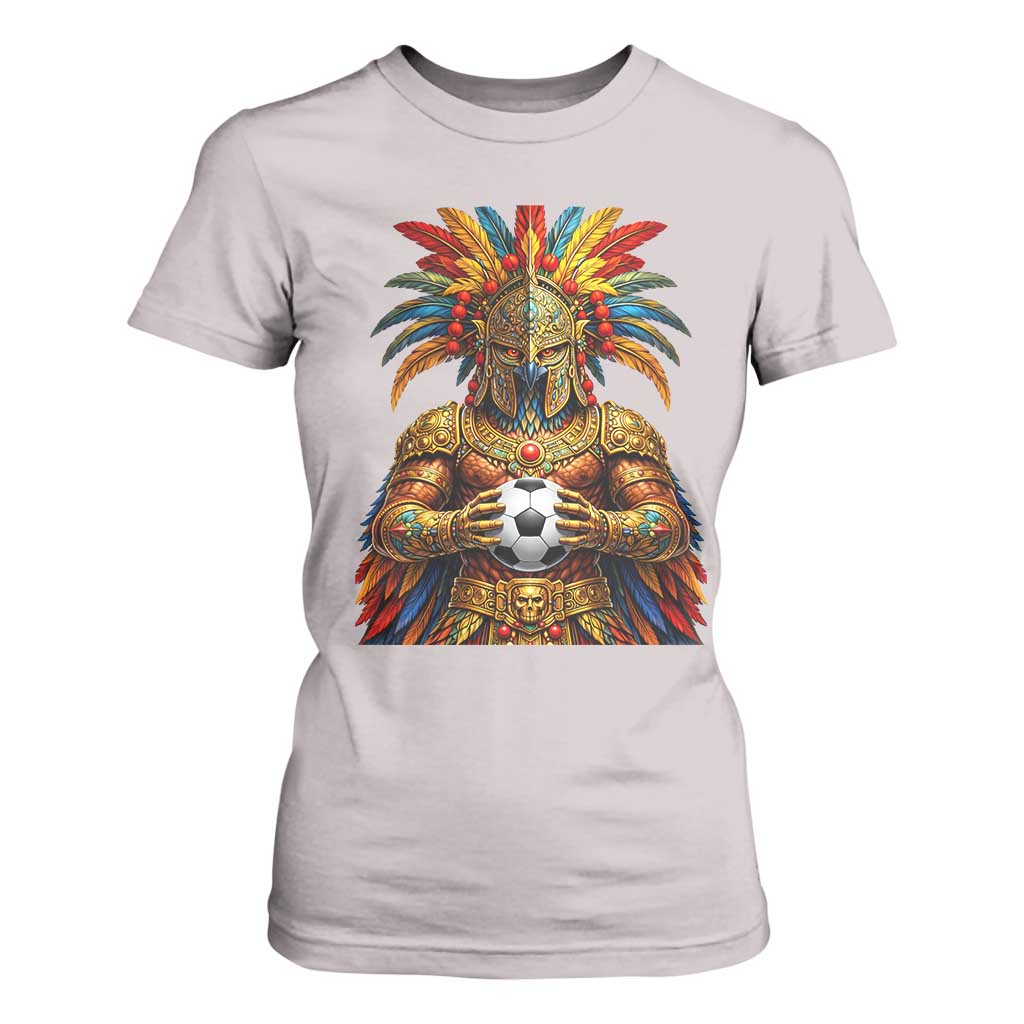Legendary Tribal Soccer Warrior T Shirt For Women Football Lover TS12 Ice Gray Print Your Wear