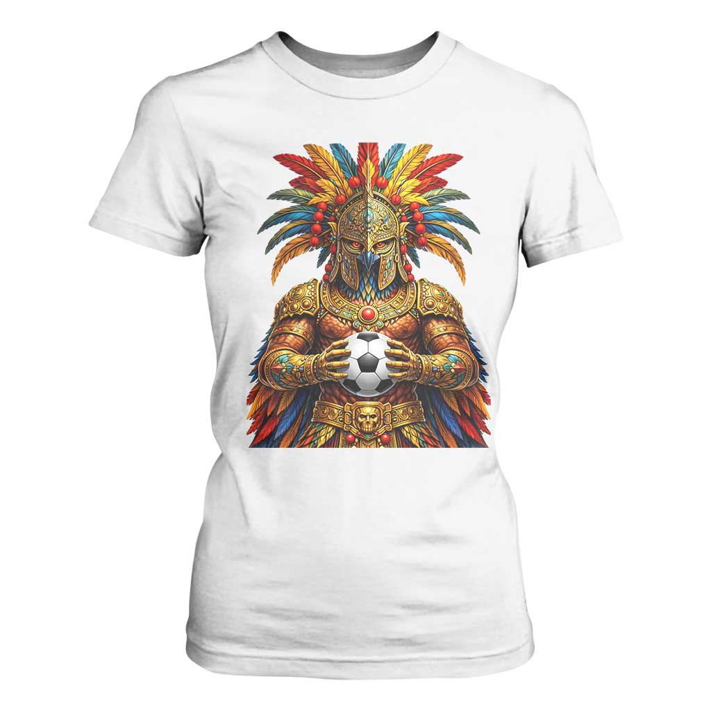 Legendary Tribal Soccer Warrior T Shirt For Women Football Lover TS12 White Print Your Wear