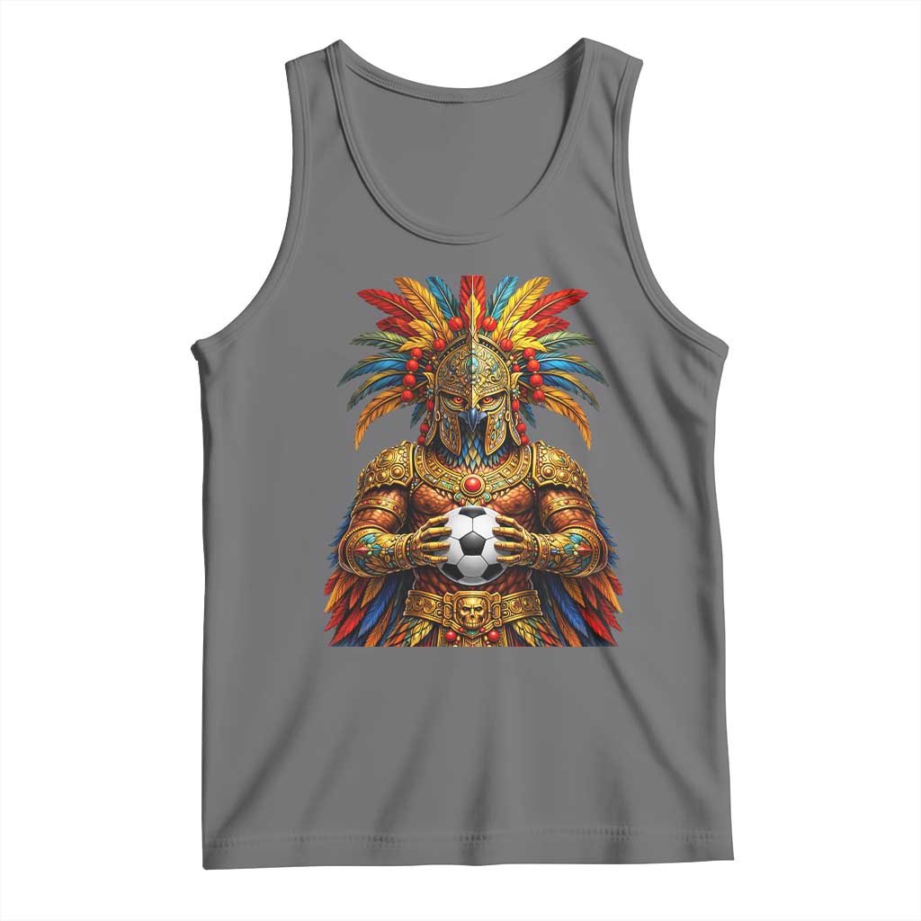 Legendary Tribal Soccer Warrior Tank Top Football Lover TS12 Black Heather Print Your Wear