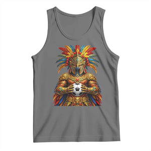 Legendary Tribal Soccer Warrior Tank Top Football Lover TS12 Black Heather Print Your Wear