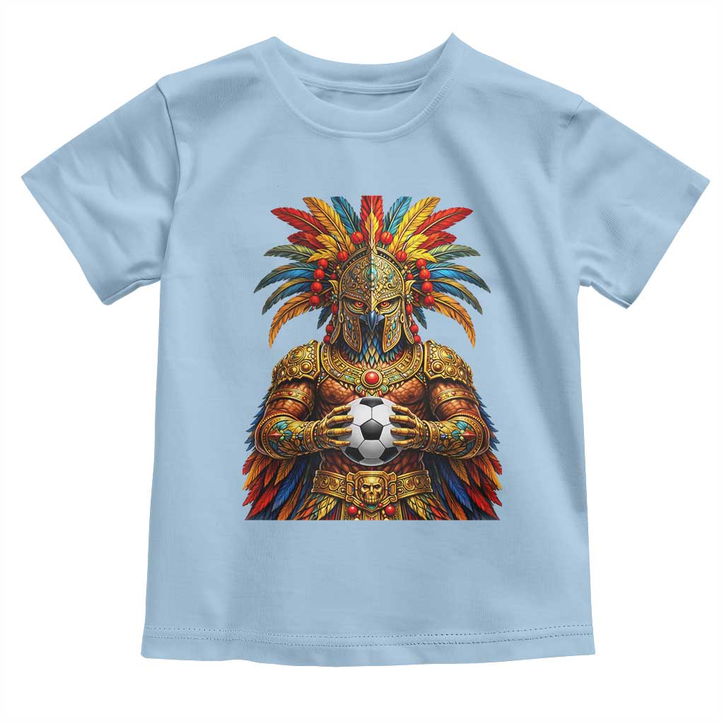 Legendary Tribal Soccer Warrior Toddler T Shirt Football Lover TS12 Light Blue Print Your Wear