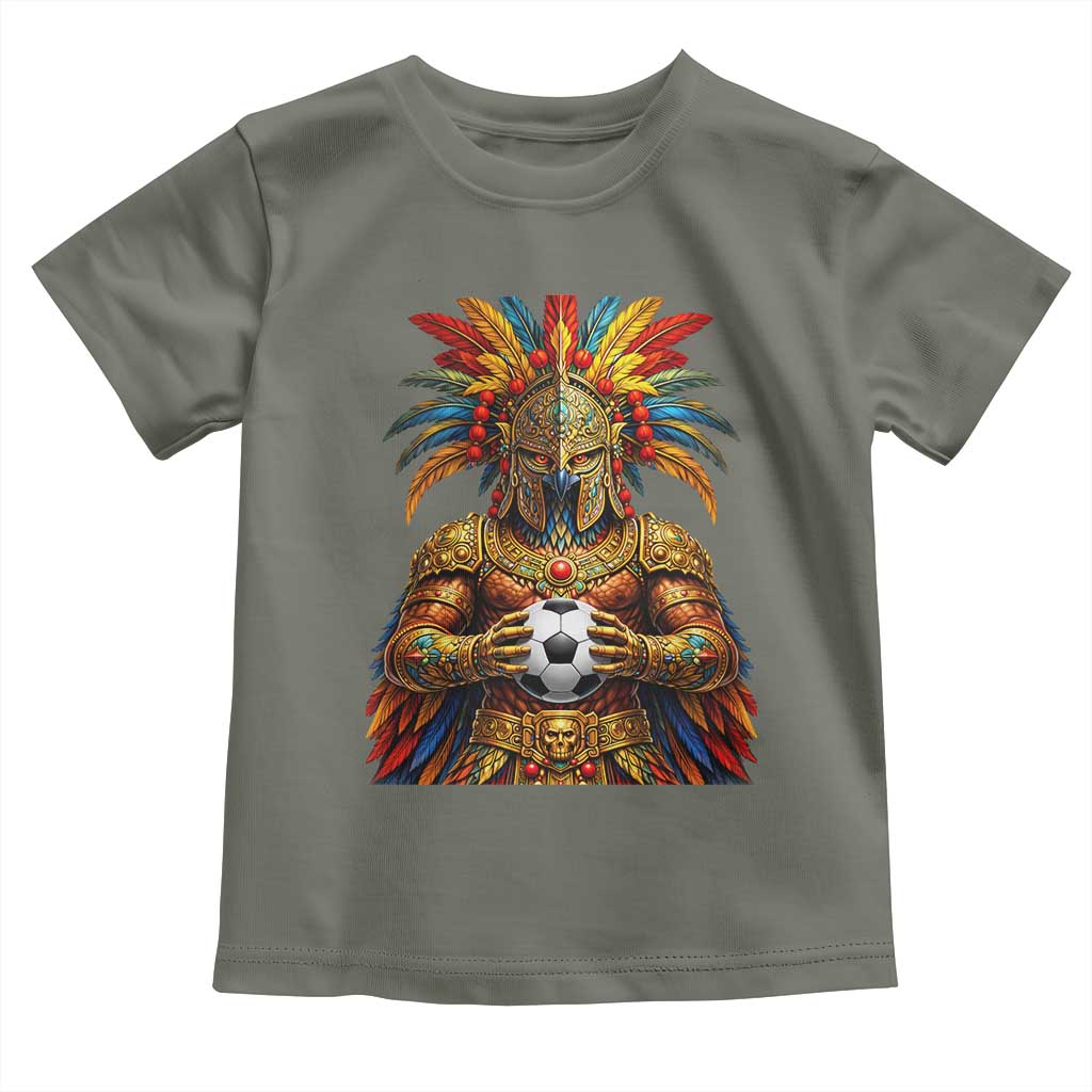 Legendary Tribal Soccer Warrior Toddler T Shirt Football Lover TS12 Military Green Print Your Wear
