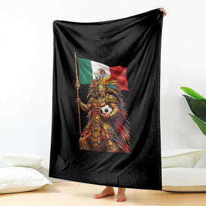 Legendary Mexican Soccer Warrior Pride Throw Blanket TS12 Print Your Wear