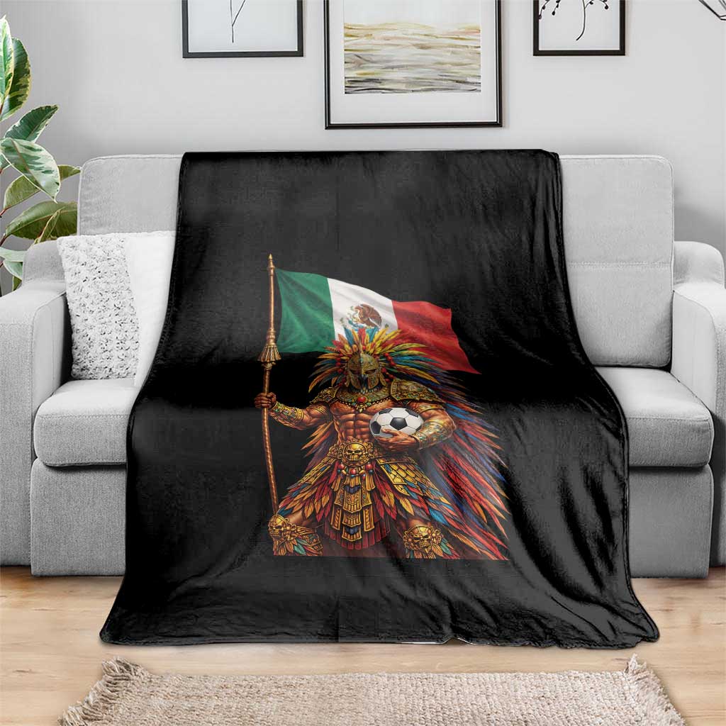 Legendary Mexican Soccer Warrior Pride Throw Blanket TS12 Print Your Wear