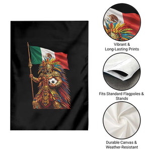 Legendary Mexican Soccer Warrior Pride Garden Flag TS12 Print Your Wear