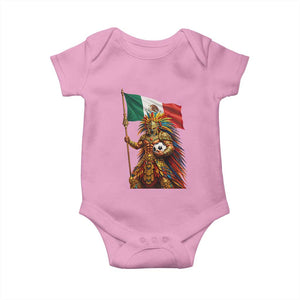Legendary Mexican Soccer Warrior Pride Baby Onesie TS12 Light Pink Print Your Wear