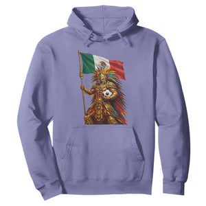 Legendary Mexican Soccer Warrior Pride Hoodie TS12 Violet Print Your Wear