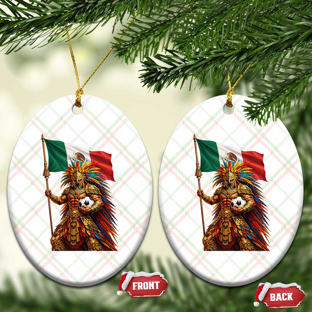 Legendary Mexican Soccer Warrior Pride Ceramic Ornament TS12 Print Your Wear
