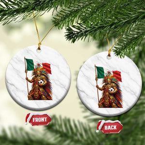 Legendary Mexican Soccer Warrior Pride Ceramic Ornament TS12 1pc White Marble Print Your Wear