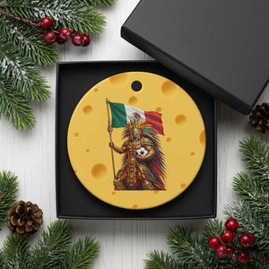 Legendary Mexican Soccer Warrior Pride Ceramic Ornament TS12 1pc Yellow Cheese Print Your Wear