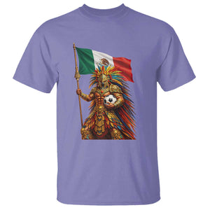 Legendary Mexican Soccer Warrior Pride T Shirt TS12 Violet Print Your Wear