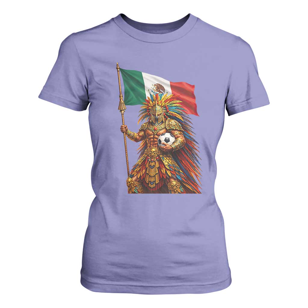 Legendary Mexican Soccer Warrior Pride T Shirt For Women TS12 Violet Print Your Wear