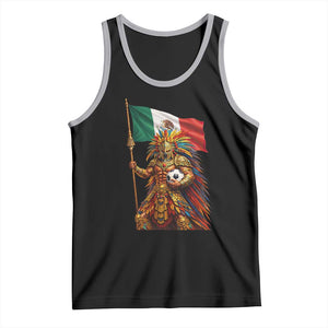 Legendary Mexican Soccer Warrior Pride Tank Top TS12 Black Athletic Heather Print Your Wear