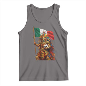 Legendary Mexican Soccer Warrior Pride Tank Top TS12 Deep Heather Print Your Wear