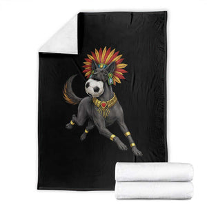 Xolo Dog Soccer Aztec Mexican Fan Gift Throw Blanket TS12 Black Print Your Wear