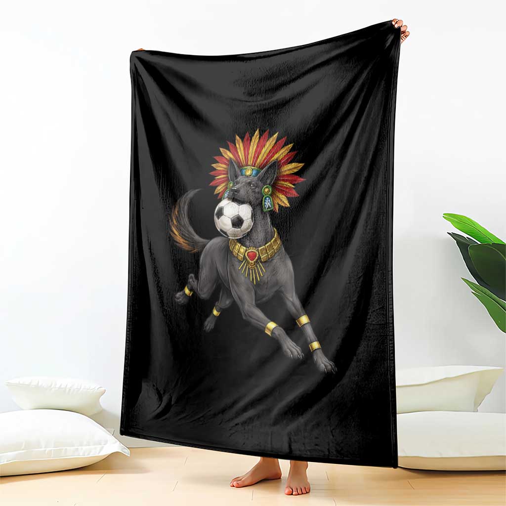 Xolo Dog Soccer Aztec Mexican Fan Gift Throw Blanket TS12 Print Your Wear