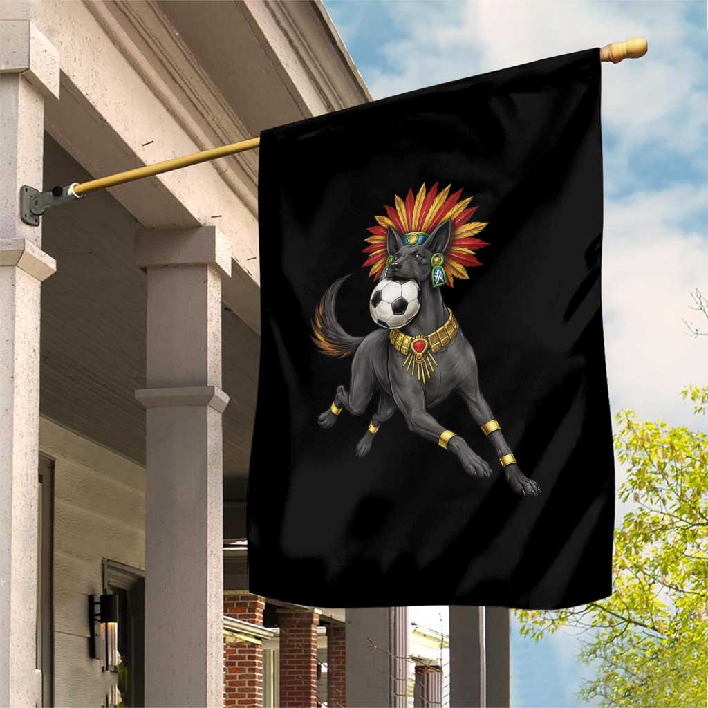 Xolo Dog Soccer Aztec Mexican Fan Gift Garden Flag TS12 Print Your Wear