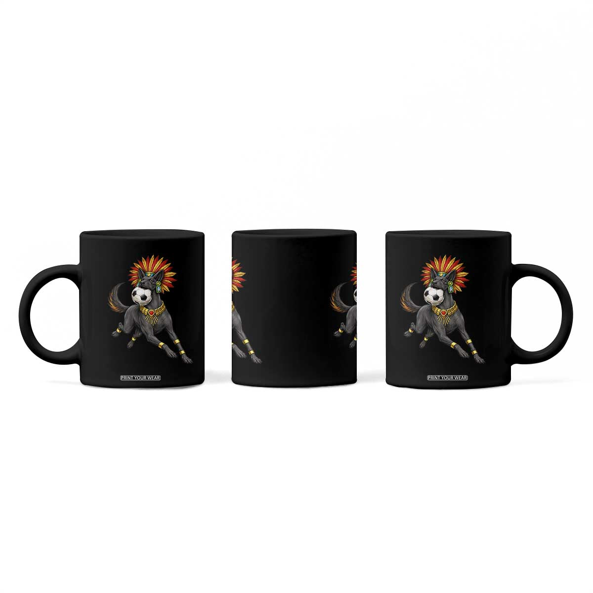 Xolo Dog Soccer Aztec Mexican Fan Gift Coffee Mug TS12 Print Your Wear