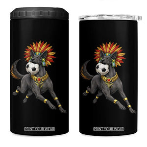 Xolo Dog Soccer Aztec Mexican Fan Gift 4 in 1 Can Cooler Tumbler TS12 One Size: 16 oz Black Print Your Wear