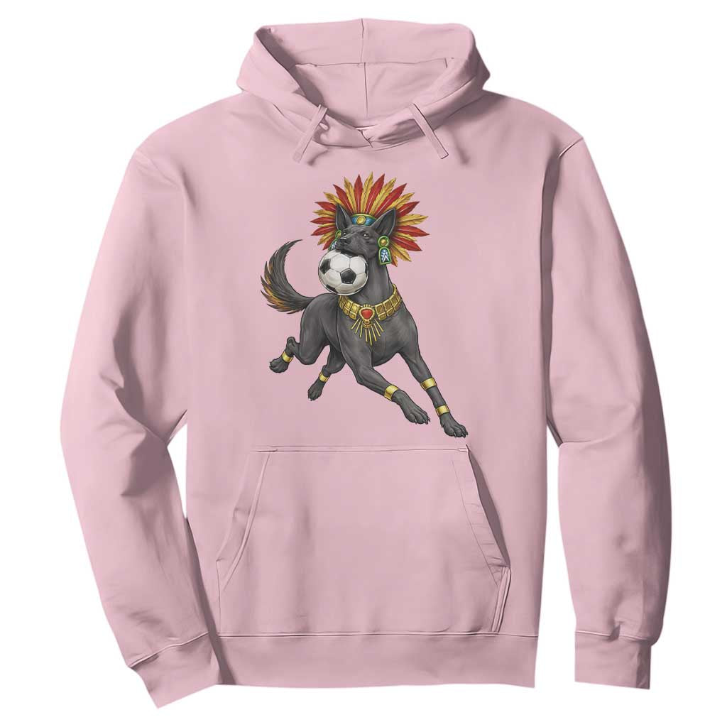 Xolo Dog Soccer Aztec Mexican Fan Gift Hoodie TS12 Light Pink Print Your Wear