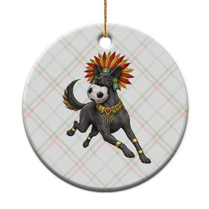 Xolo Dog Soccer Aztec Mexican Fan Gift Ceramic Ornament TS12 1pc Christmas Plaid Print Your Wear