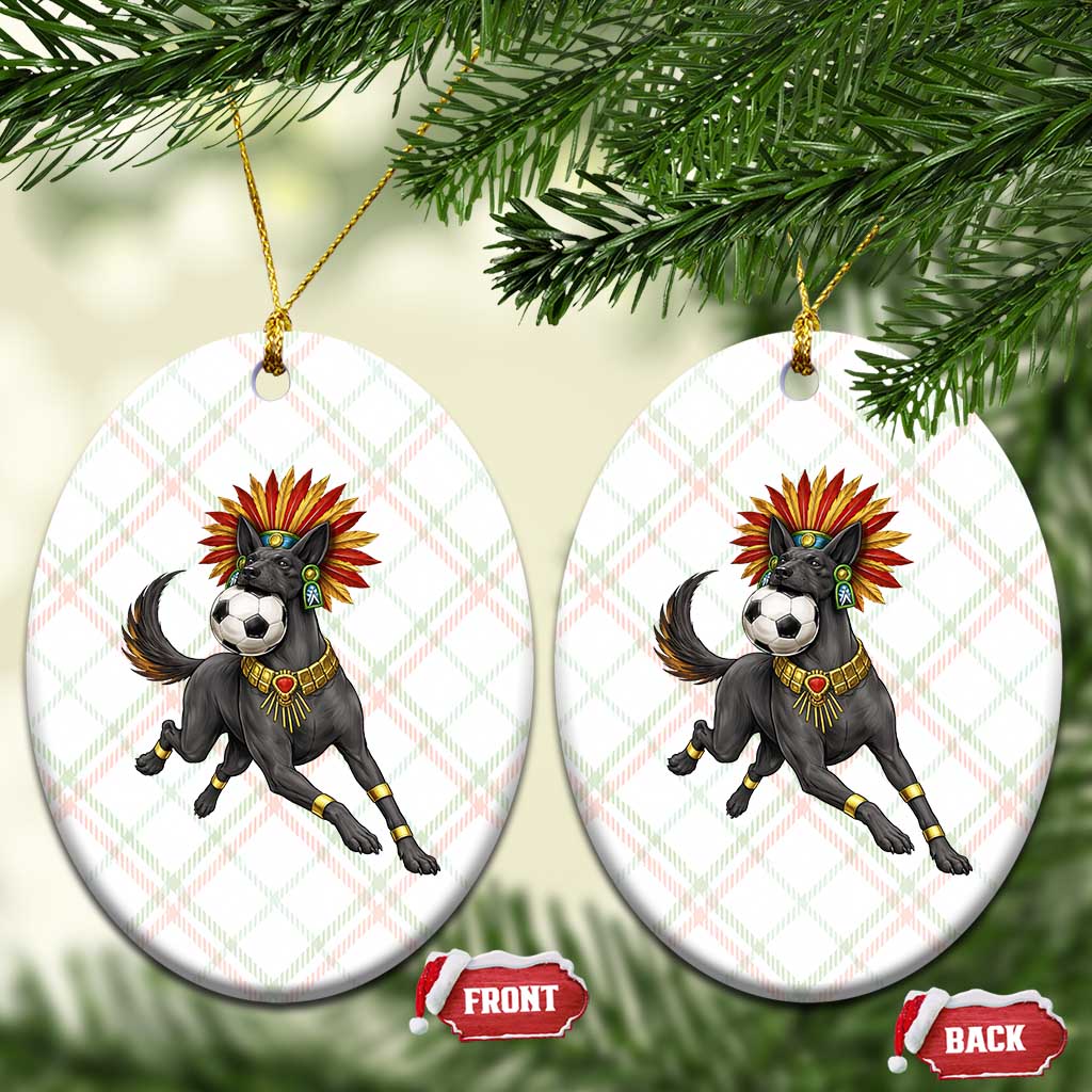 Xolo Dog Soccer Aztec Mexican Fan Gift Ceramic Ornament TS12 Print Your Wear