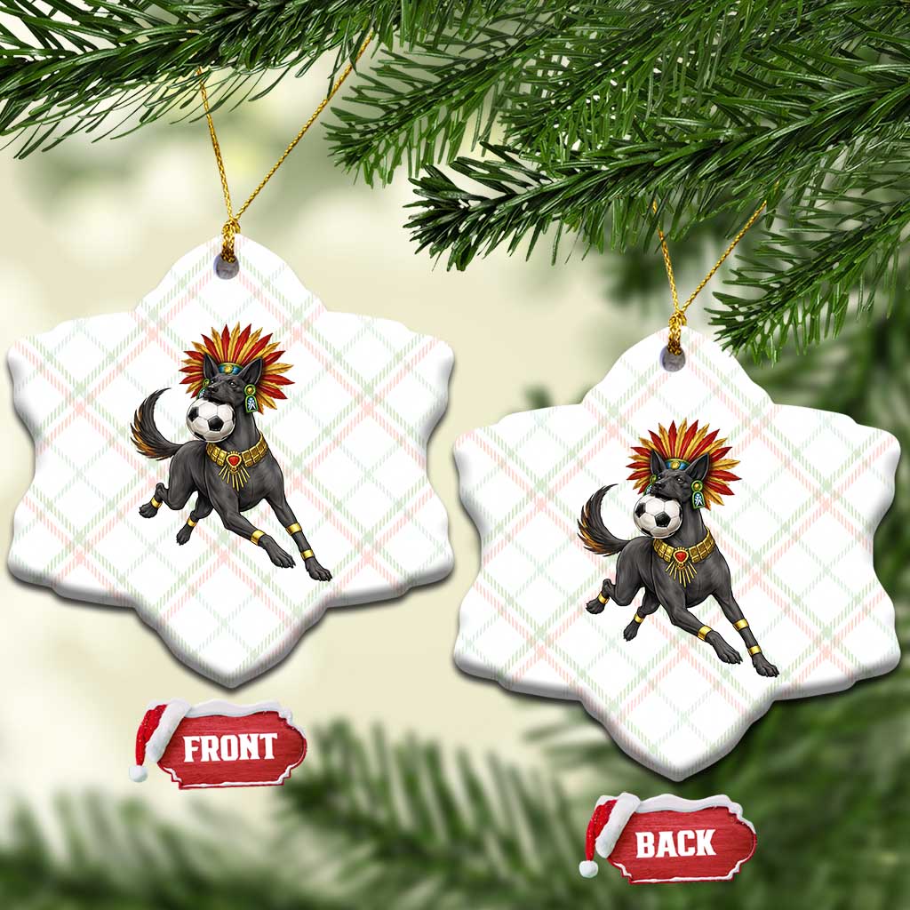 Xolo Dog Soccer Aztec Mexican Fan Gift Ceramic Ornament TS12 Print Your Wear