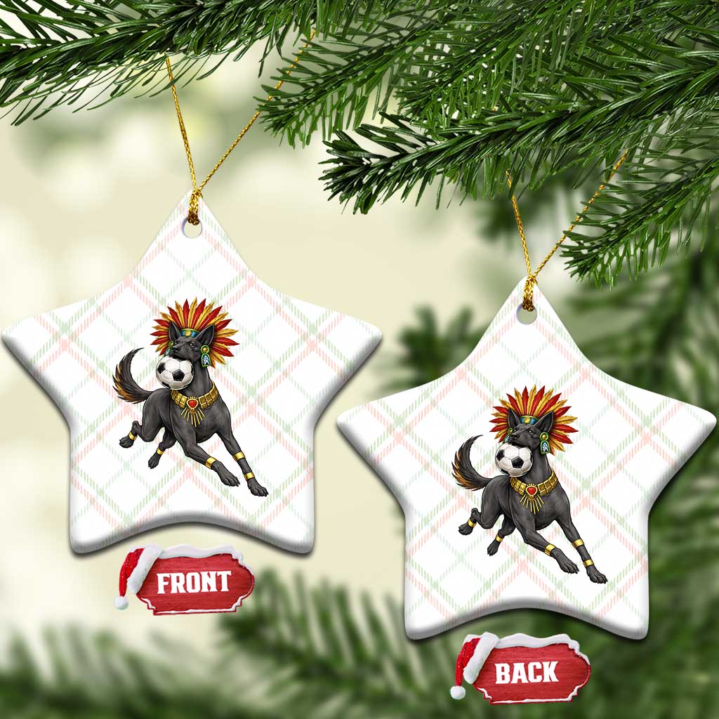 Xolo Dog Soccer Aztec Mexican Fan Gift Ceramic Ornament TS12 Print Your Wear