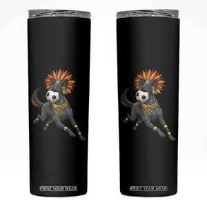 Xolo Dog Soccer Aztec Mexican Fan Gift Skinny Tumbler TS12 Black Print Your Wear