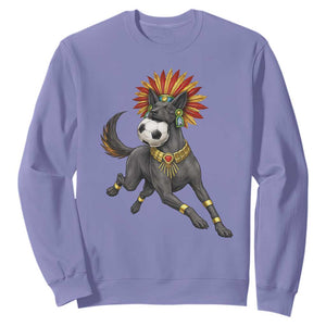 Xolo Dog Soccer Aztec Mexican Fan Gift Sweatshirt TS12 Violet Print Your Wear